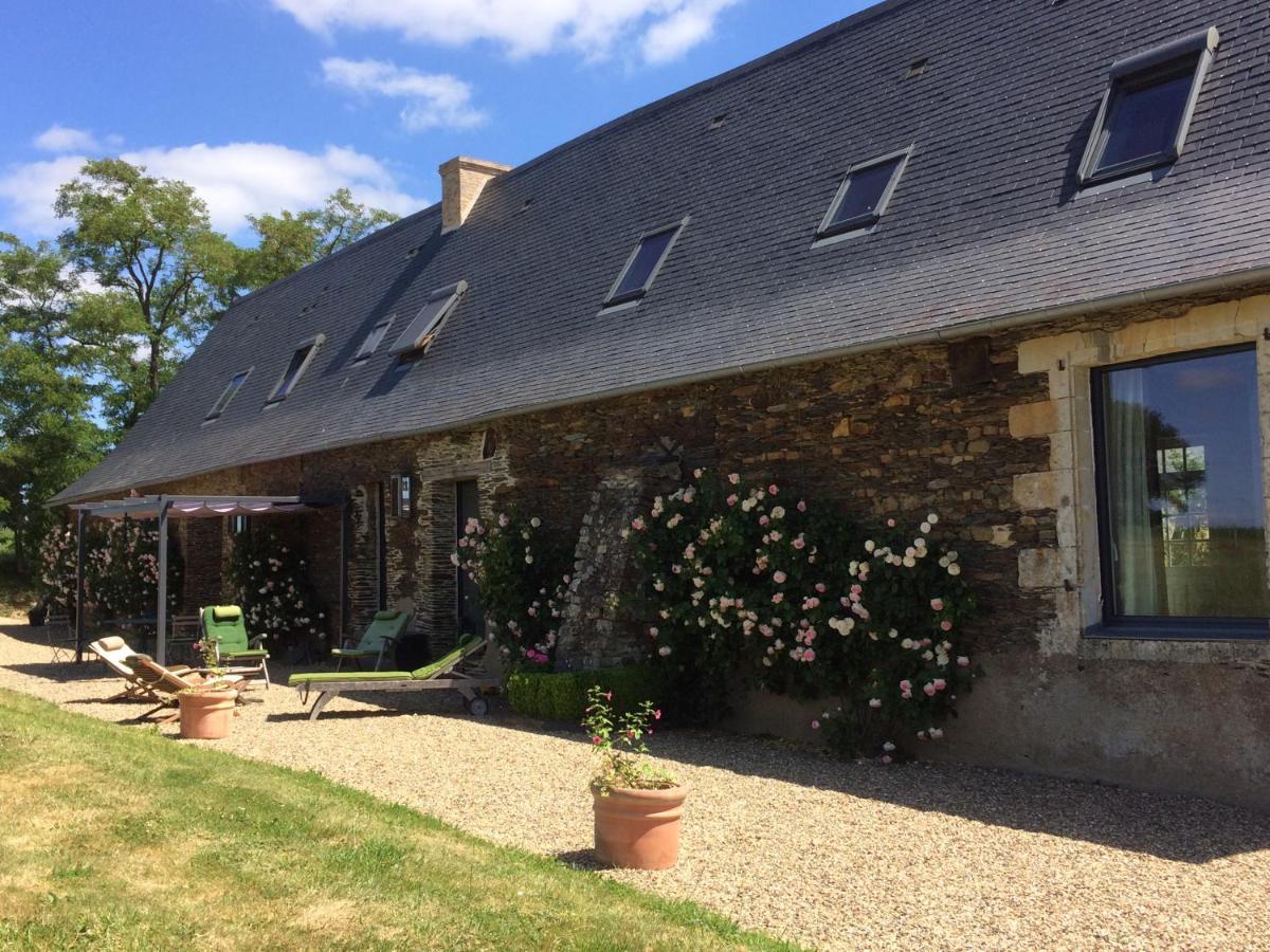 La Mouliniere, Jolie Longere Du Xviie Bed & Breakfast La Jaille-Yvon Luaran gambar